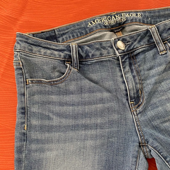 AMERICAN EAGLE SUPER STRETCH SUPER LOW JEGGING 10S